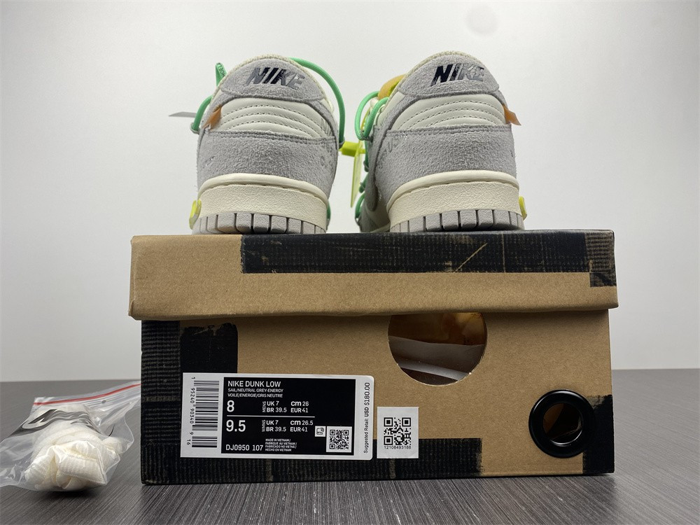 OF x Nk Dunk Low NO.14 Of 50 DJ0950-107