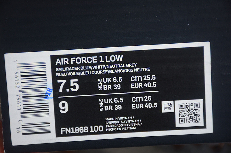 Nike Air Force 1 Low Jackie Robinson FN1868-100