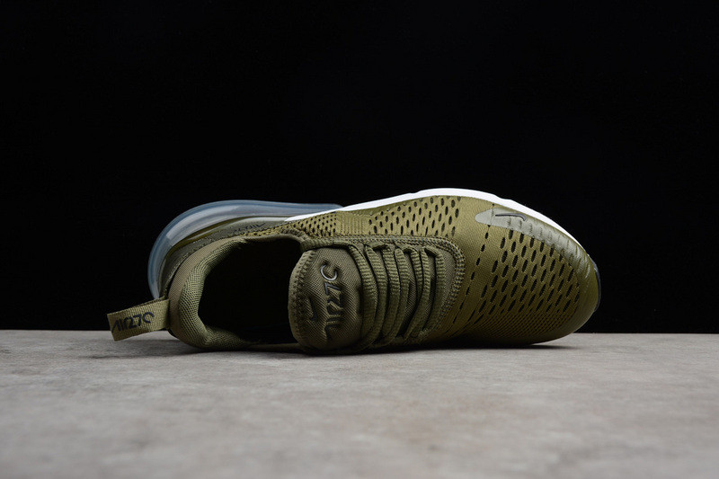 NIKE mens AIR MAX 270 “MEDIUM OLIVE” AH8050-201