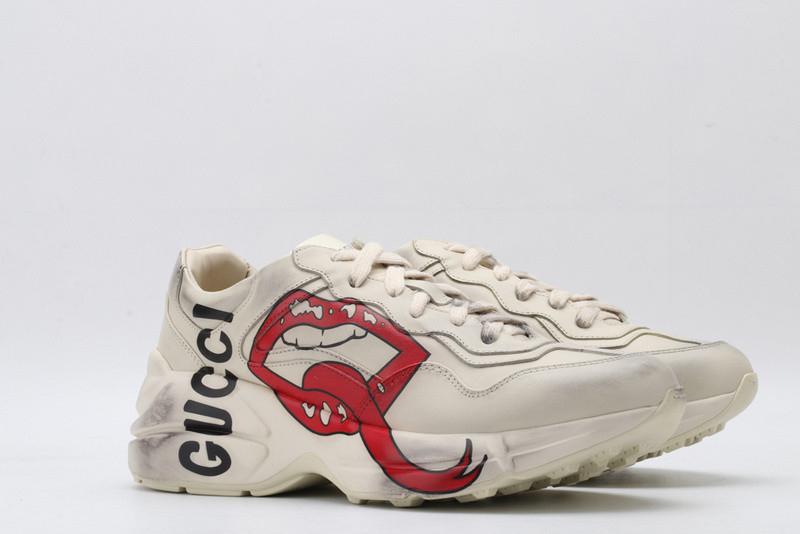 GC Rhyton Sneaker With Mouth Print 552093 A9L00 9522