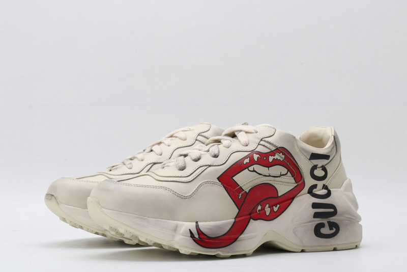 GC Rhyton Sneaker With Mouth Print 552093 A9L00 9522