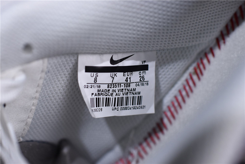 Nike Air Force 1 Low LV8 3D Chenille S* White Red Blue 823511-106