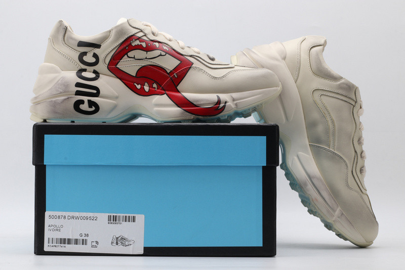 GC Rhyton Sneaker With Mouth Print 552093 A9L00 9522