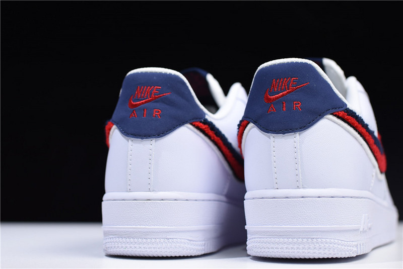 Nike Air Force 1 Low LV8 3D Chenille S* White Red Blue 823511-106