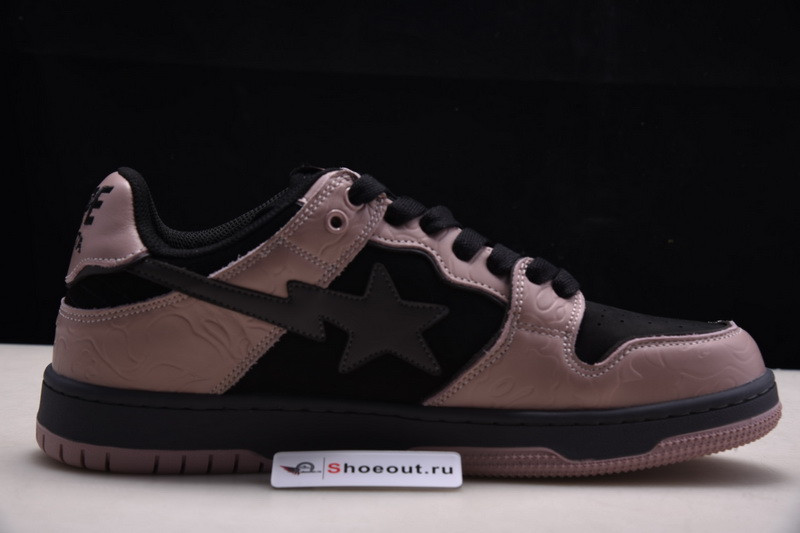 Bape Low Black Pink