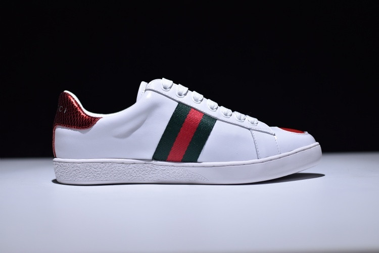 GC Ace Embroidered Low-Top Sneaker with RED HEART WOMENS