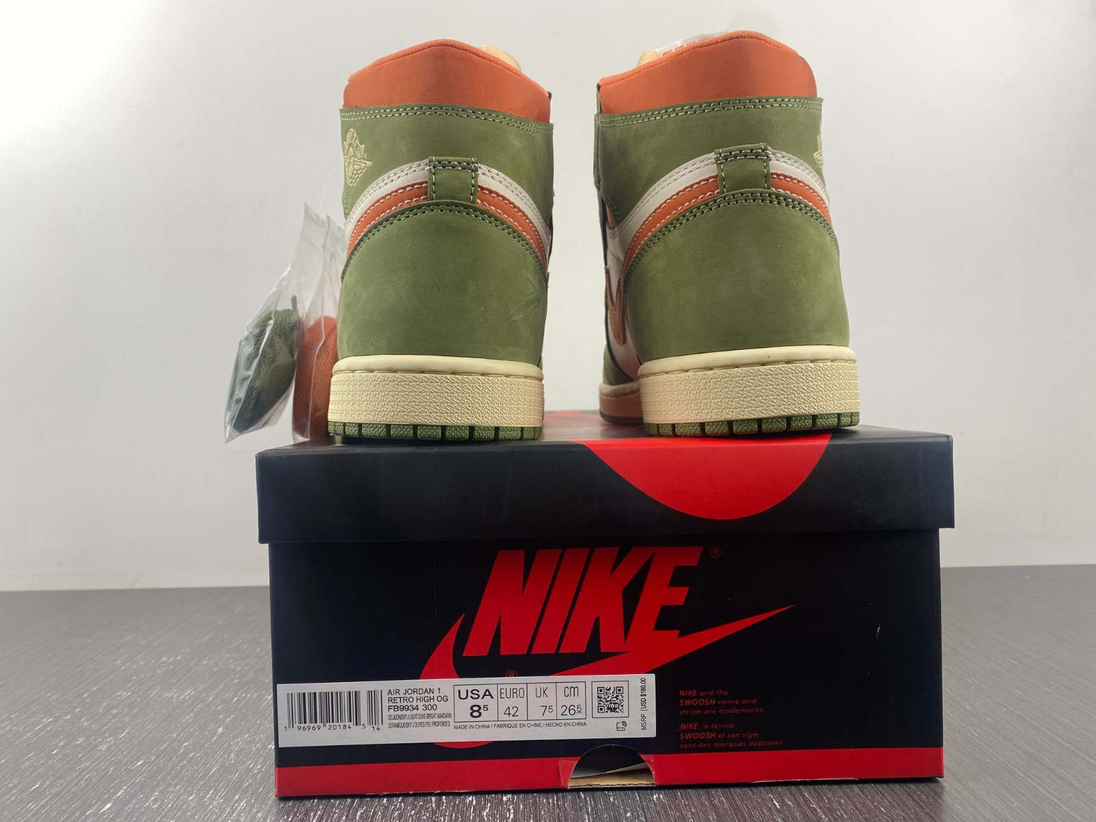 Air Jordan 1 High OG Craft “Celadon” FB9934-300