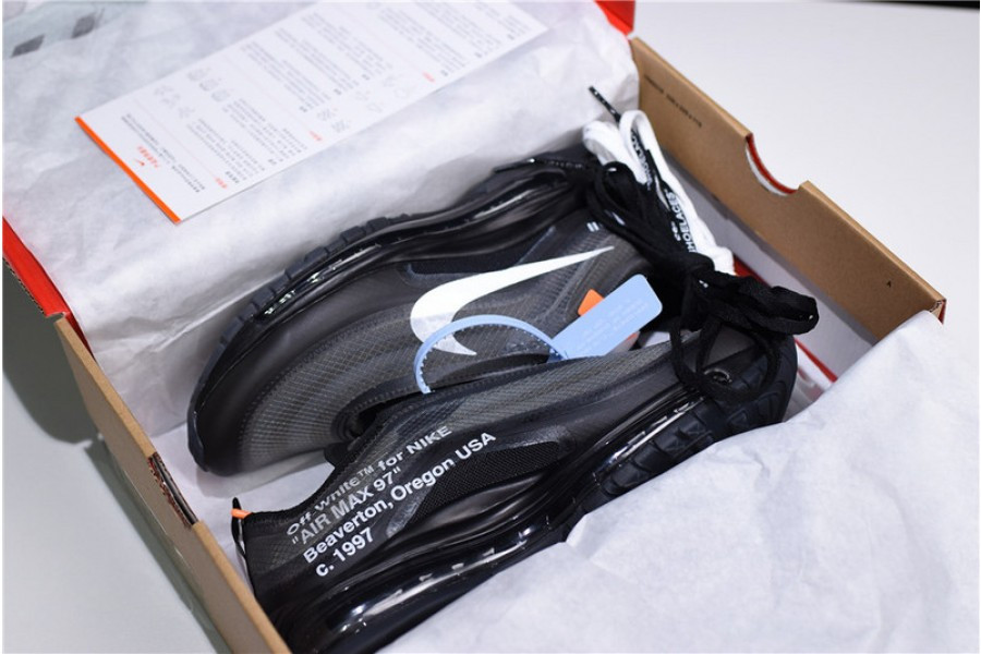 OF X Air Max 97 Black AJ4585-001